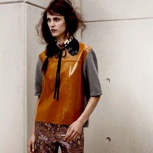 Marni H&M Patent Leather Shirt